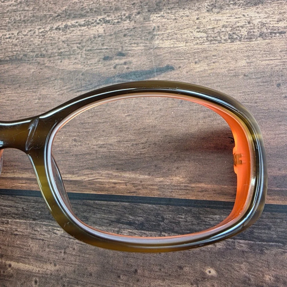 Oliver Peoples Phoebe Olive Orange Oval Eyeglass OTPI 56-17-125‎  Japan *PARTS*